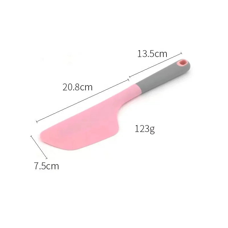 Silicone Spatula Cream Cake Long Spatula Creative Wide Pasta Large Scraper Butter Scraper Jam Scraper Baking Tool