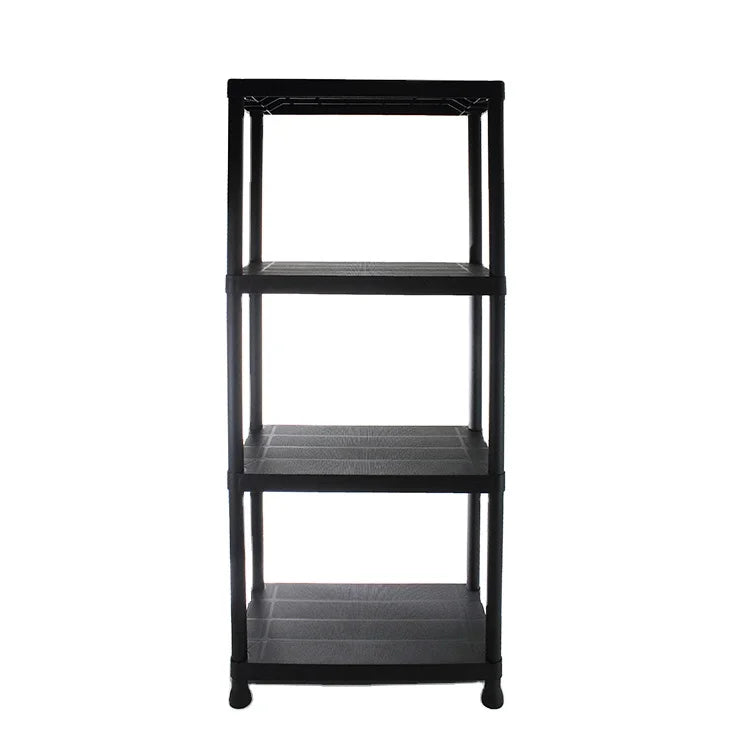 Hot Sale 4 Tier Plastic Storage Racks Shelving Units for Kitchen Living Room Bedroom Office Use
