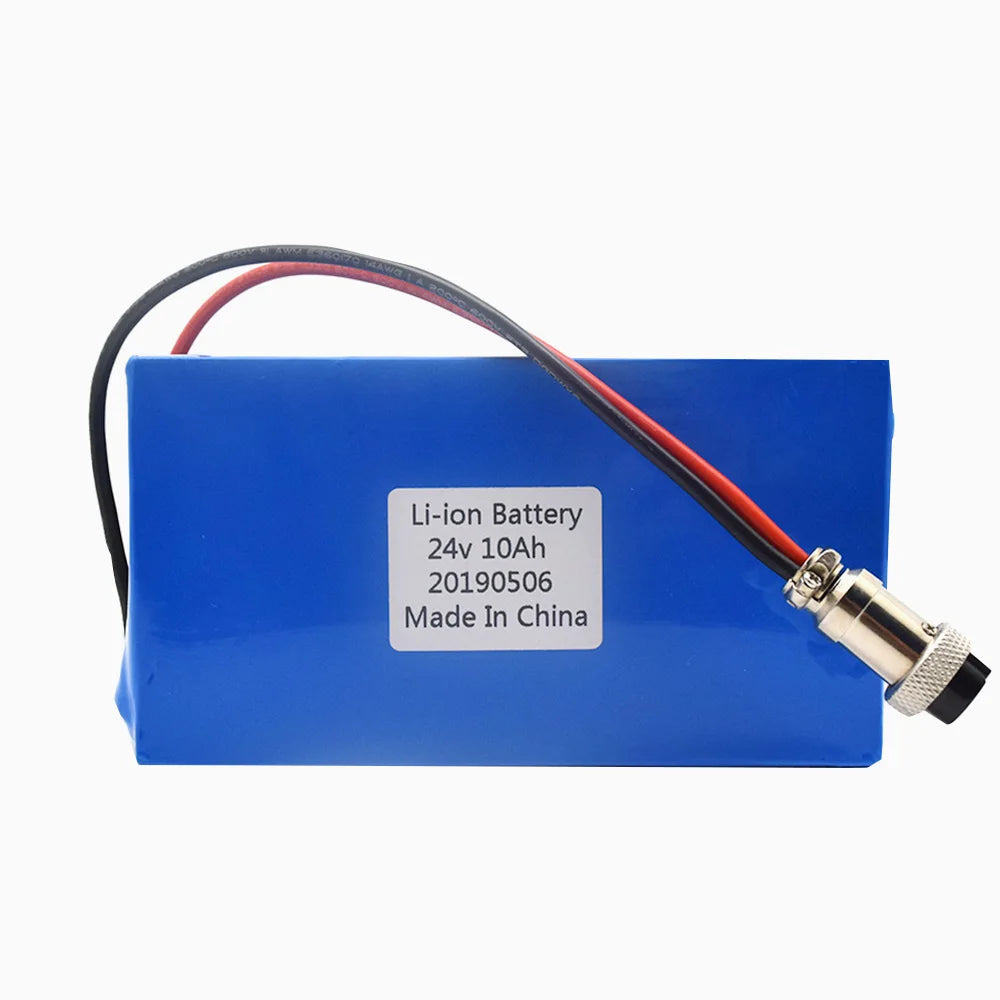 Customized Size 24V High Quality Lithium Battery Pack 24V 10Ah 7S4P 18650 Rechargeable Battery for E-scooter