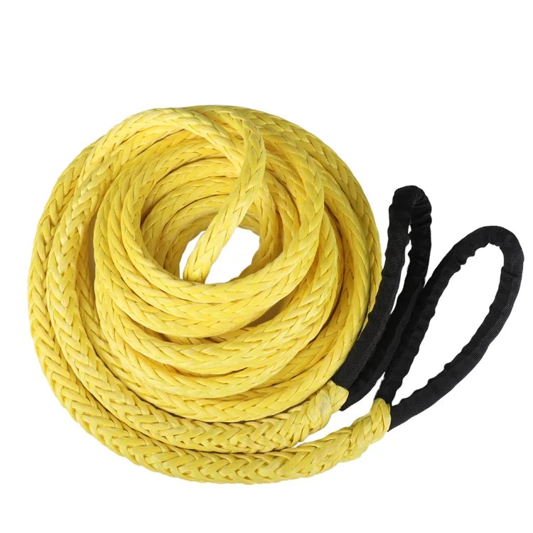 Ultra-high Strength UHMWPE Car Tow Rope Kit High-Tech Emergency Rescue Gear with Kinetic Recovery Extension Emergency Tools