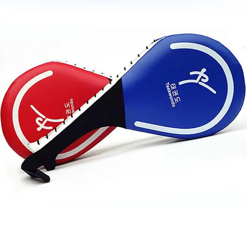 Factory Price OEM Custom Logo High Quality Boxing Foot Target Taekwondo Clapper Double Kicking Paddle PU Durable