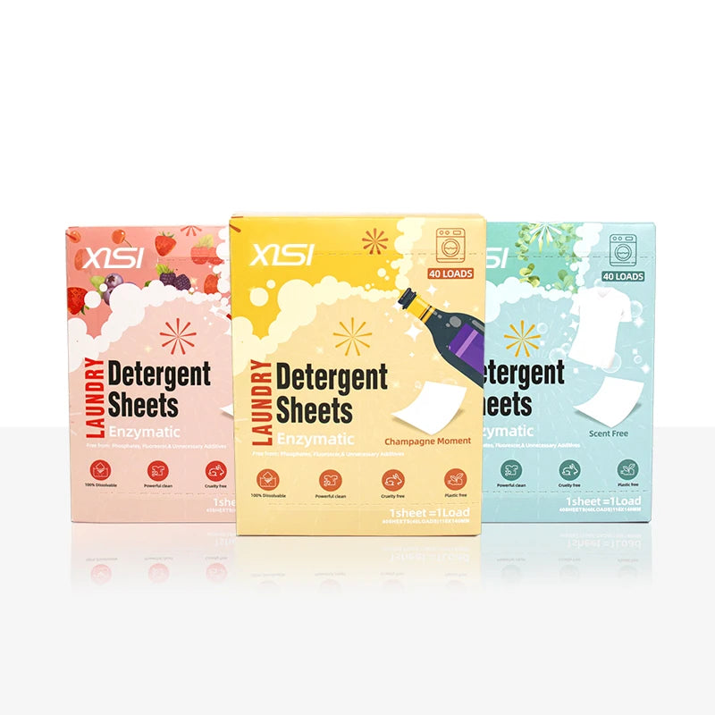 Factory Natural Laundry Detergent Sheet Easy to Use ECO Friendly Biodegradable  Laundry Detergent Sheets
