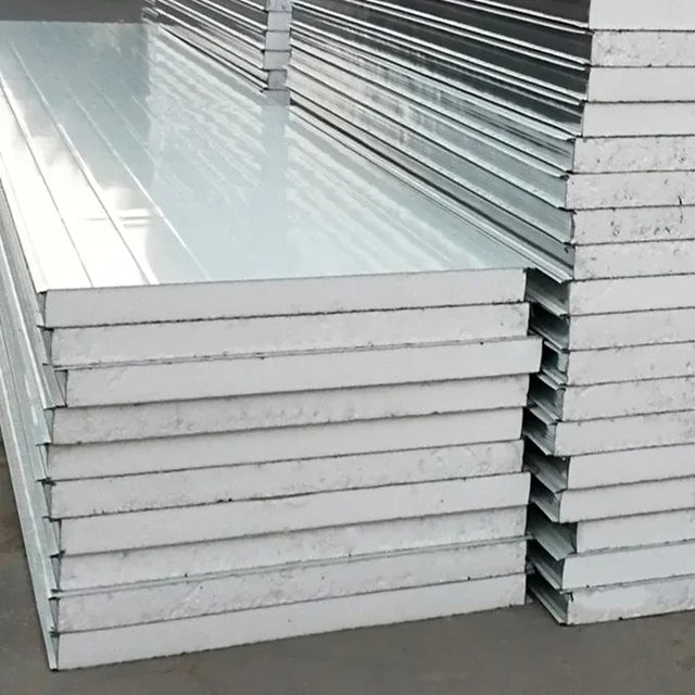 Professional Industrial Factory Warehouse Metal Insulated Energy-Saving ISO Certified Wall Sandwich Panel