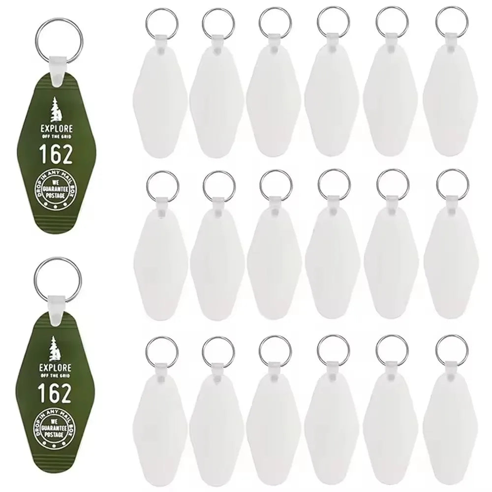 Promotional Souvenir Gift Custom Sublimation Blank MDF Keychain Photo Frame