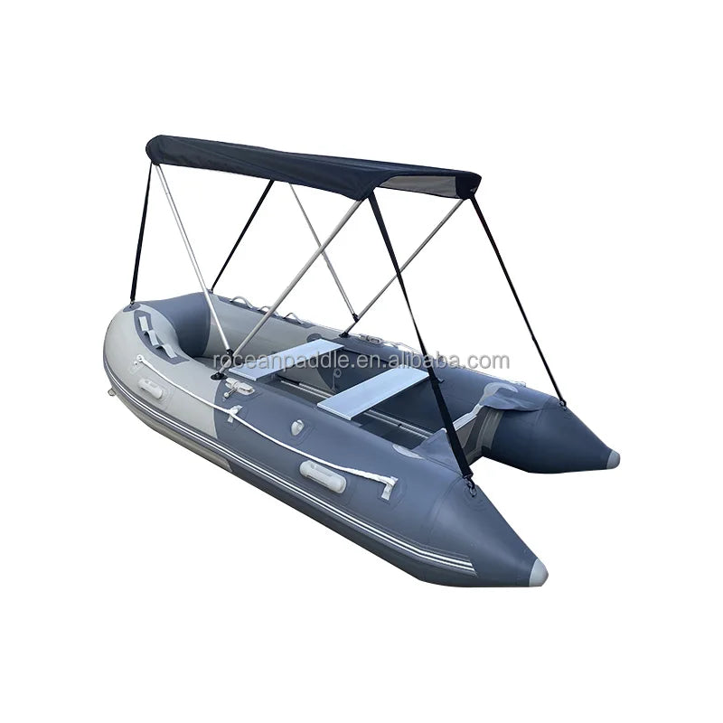 Hot Sale CE 3.3m Inflatable Fishing Boat With Air Deck Floor Rowing Boat