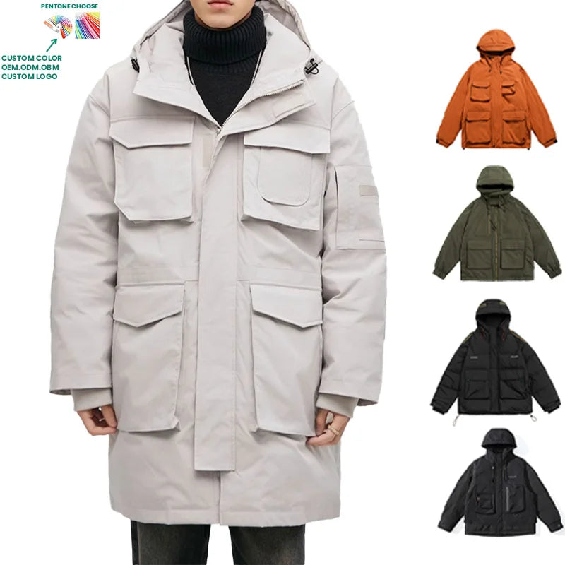 Fashionable Plus Size Outdoor Sport Waterproof Windproof Print Flight Jacket for Men