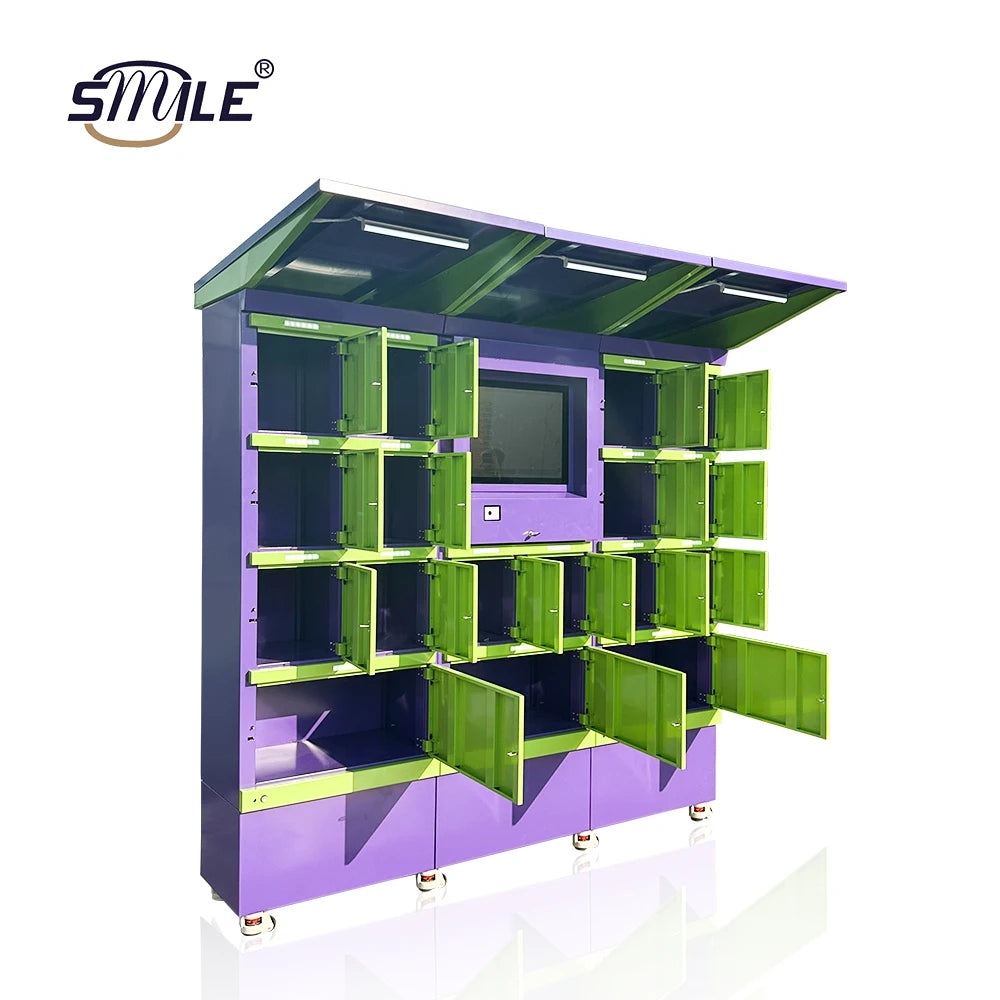 SMILETECH Smart Outdoor Postal Service Intelligent Wash Wardrobe Locker Laundry Cabinet Parcel Delivery Locker