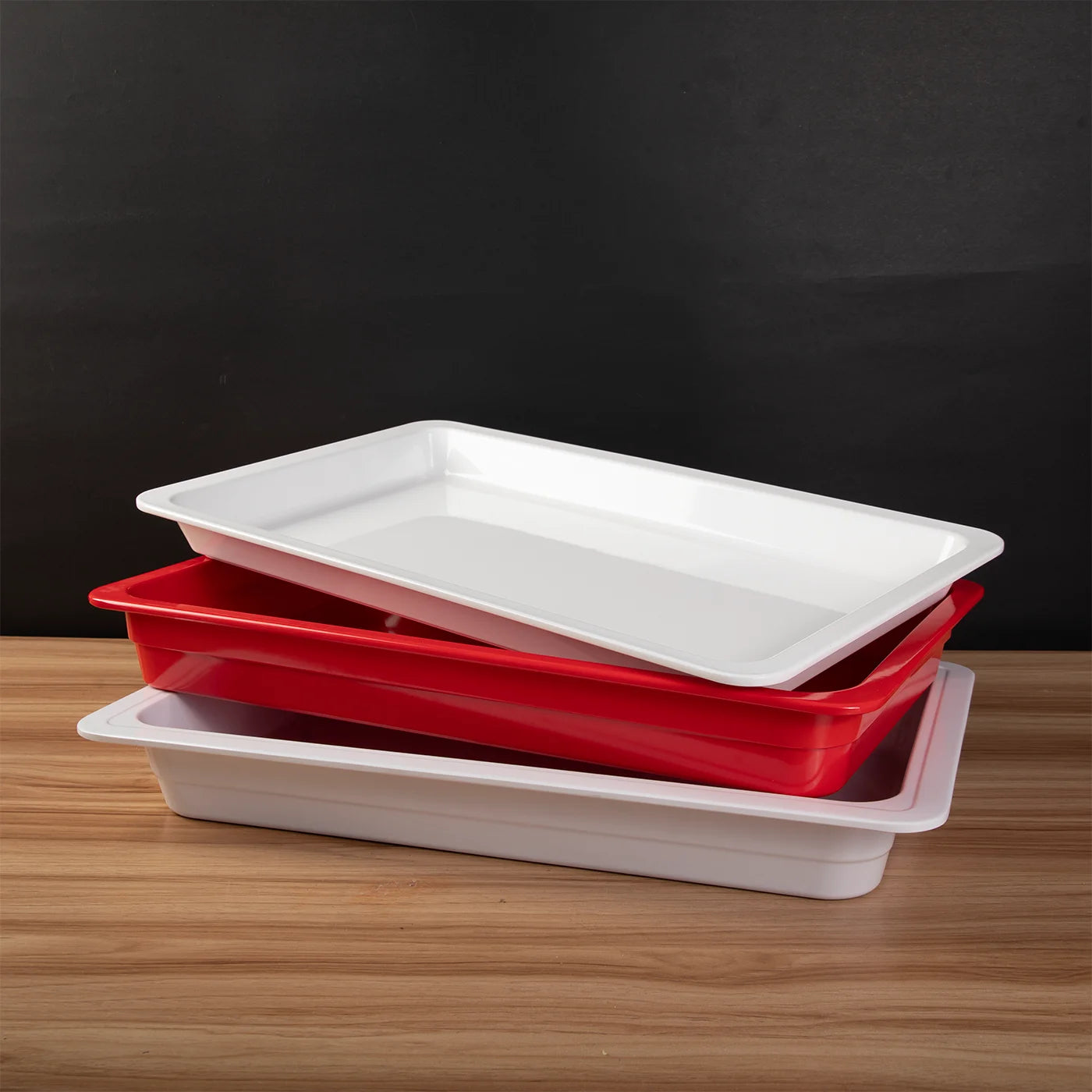 Wholesale Melamine Dinner Plate Rectangle Big Plate Buffet Melamine Plates for Hotel Restaurant