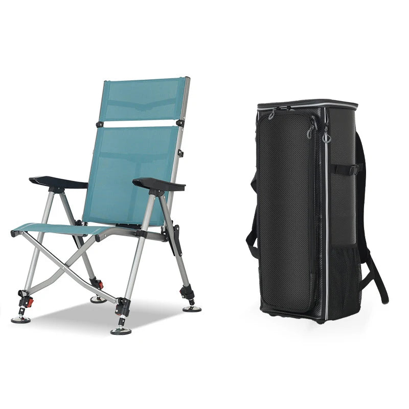 High Quality Lightweight Aluminum Multifunctional Folding Chair for Camping Hiking Fishing and Beach Use