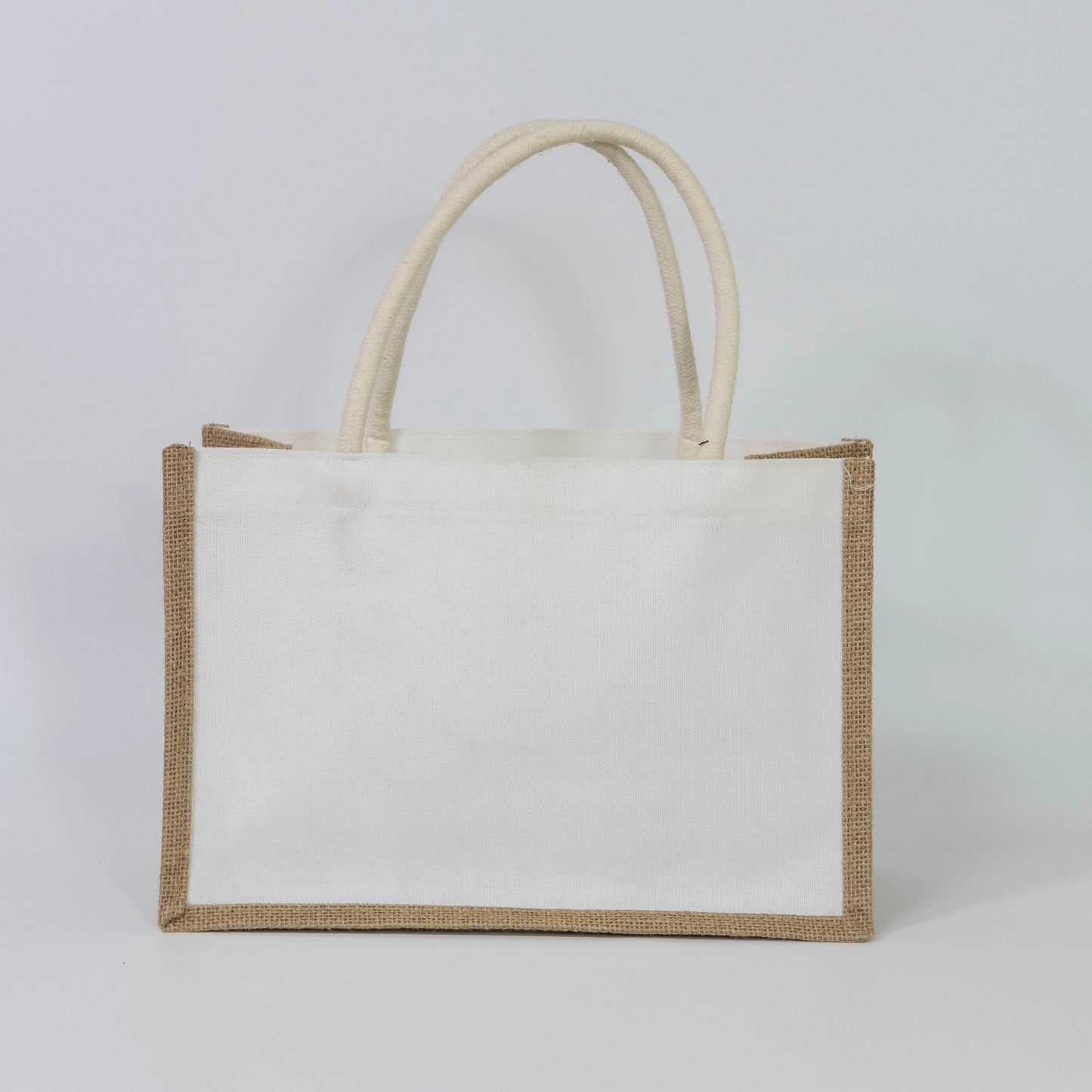 Hot Selling Heavy Duty Jute Tote Bag Eco-Friendly and Recycled Reusable Shopping Grocery Daily Gift Customizable Logo Pattern