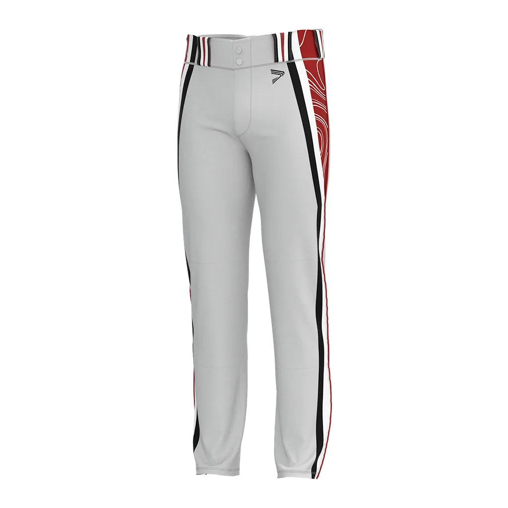 Newest Breathable Baseball Pants Plus Size Sweat Pant with Sublimation Team Button Blank Uniforms New Design La Uniforms