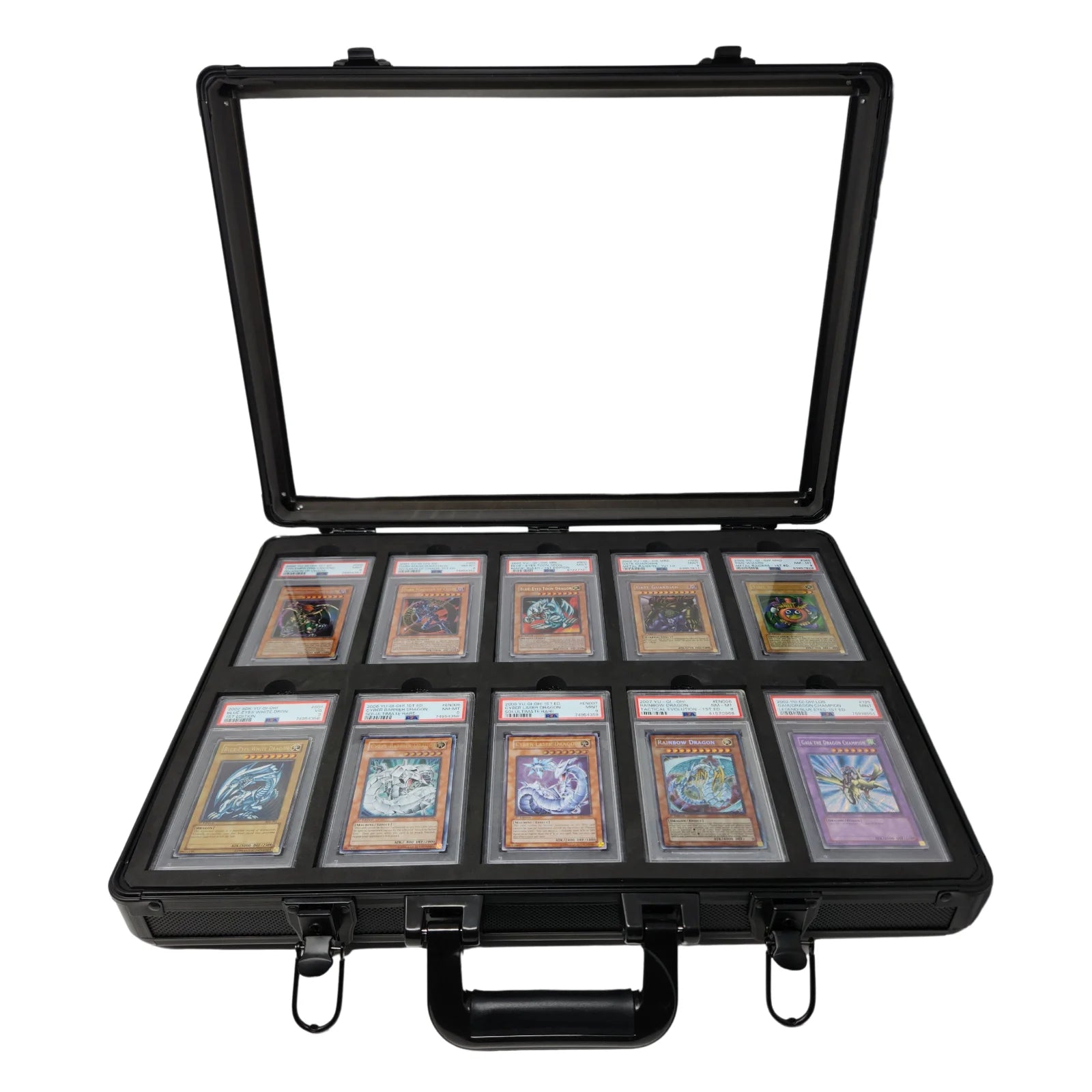 10-Slab Display Case for Graded Cards  up to 10 Graded Slabs Case
