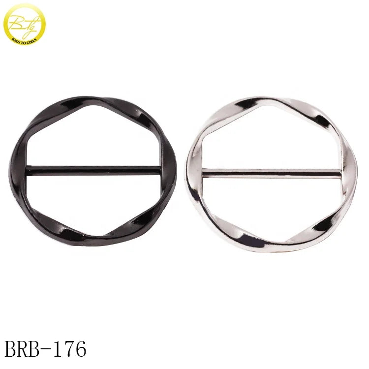 Wholesale T-shirt Decorative Nickel-free Lead Free Metal Ring Buckle Connector Zinc Alloy Swimwear Accessory Backside Pin Cla