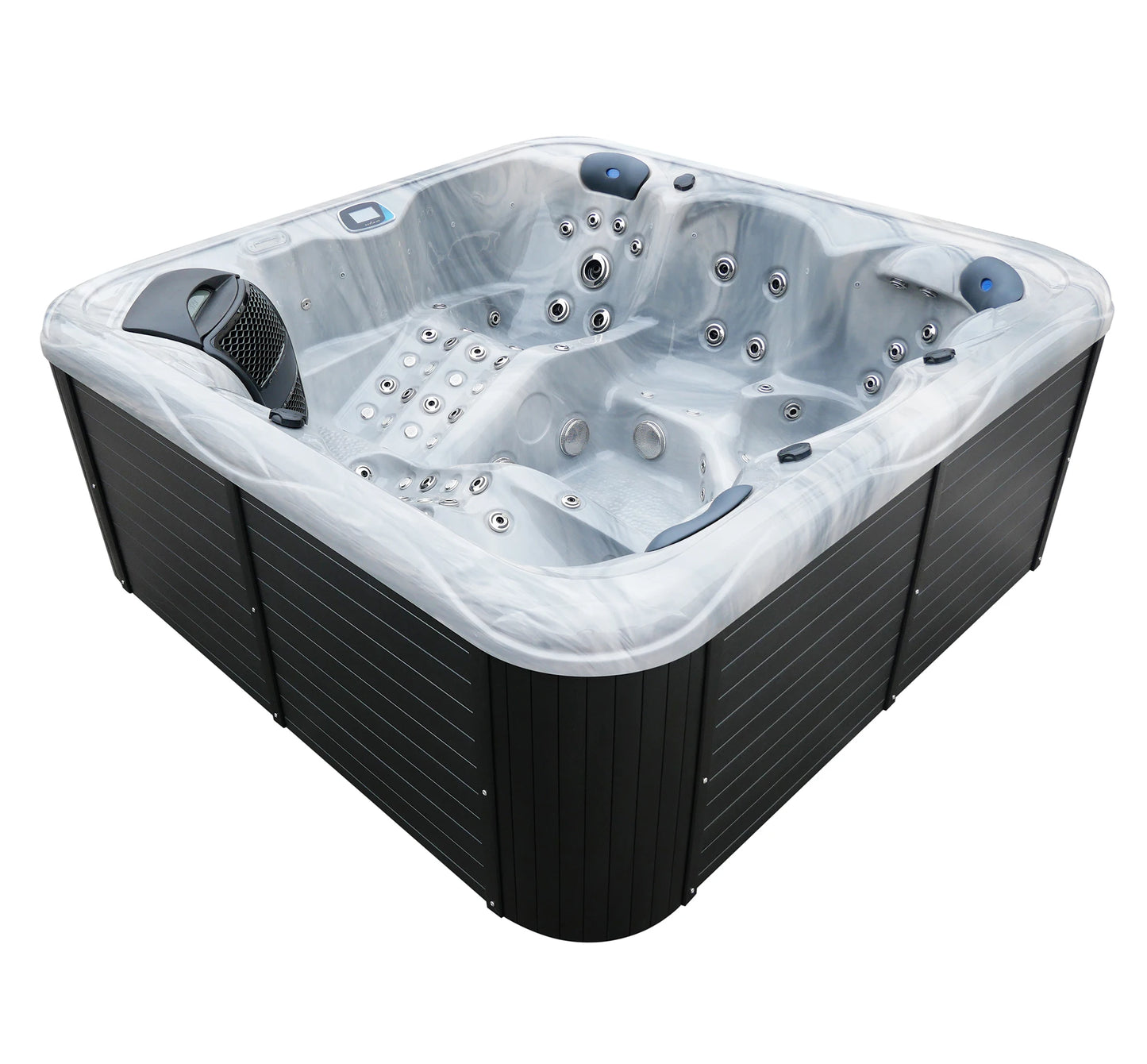 Factory Wholesale Luxury 5 Persons Hydro Hot Spa Massage Acrylic Massage Hot Tubs
