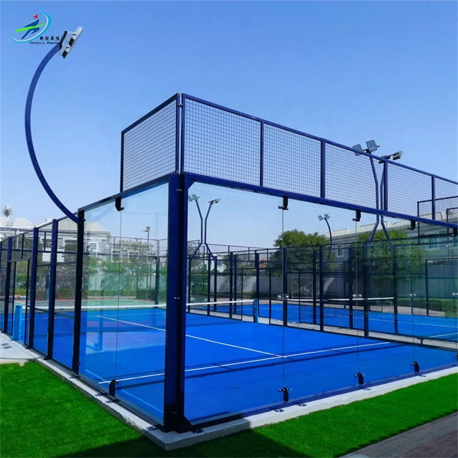 10*20M Factory  Price Padel Tennis Court Full Panoramic Sport Paddle Tennis Platform Court
