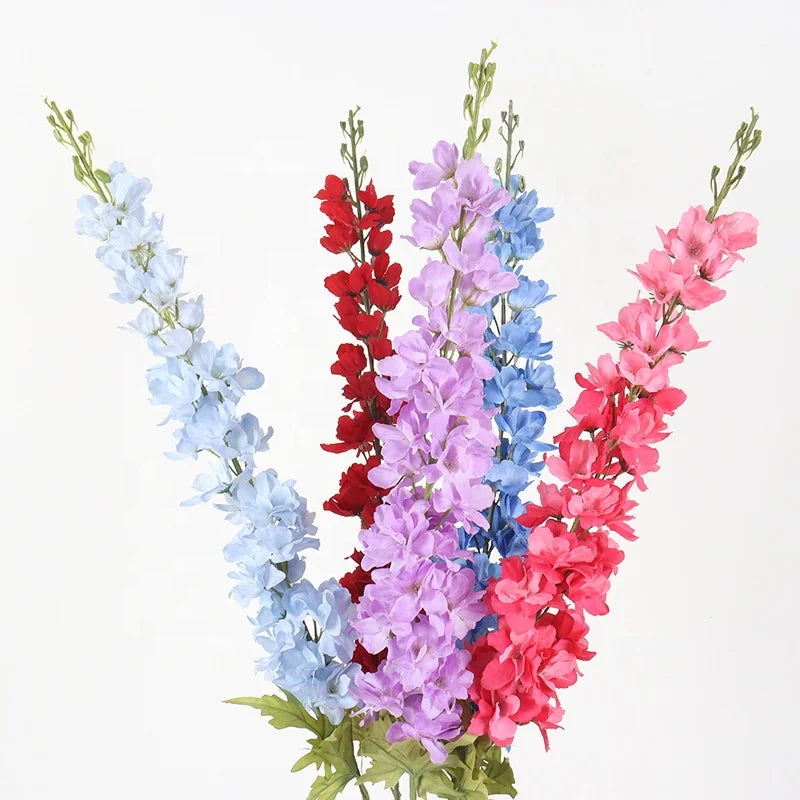 JCF217 Wedding Simulation Flower Delphinium Wedding Home Decoration Road Lead Decoration Fake Silk Flower