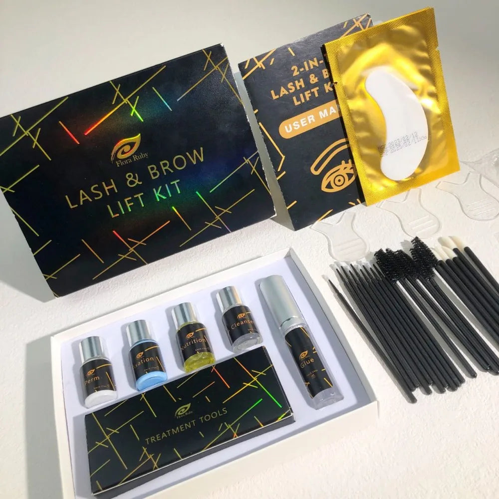 Eyebrow Lamination Eyelash Perm Kit Custom logo Lash Lift and Brow Lamination Kit