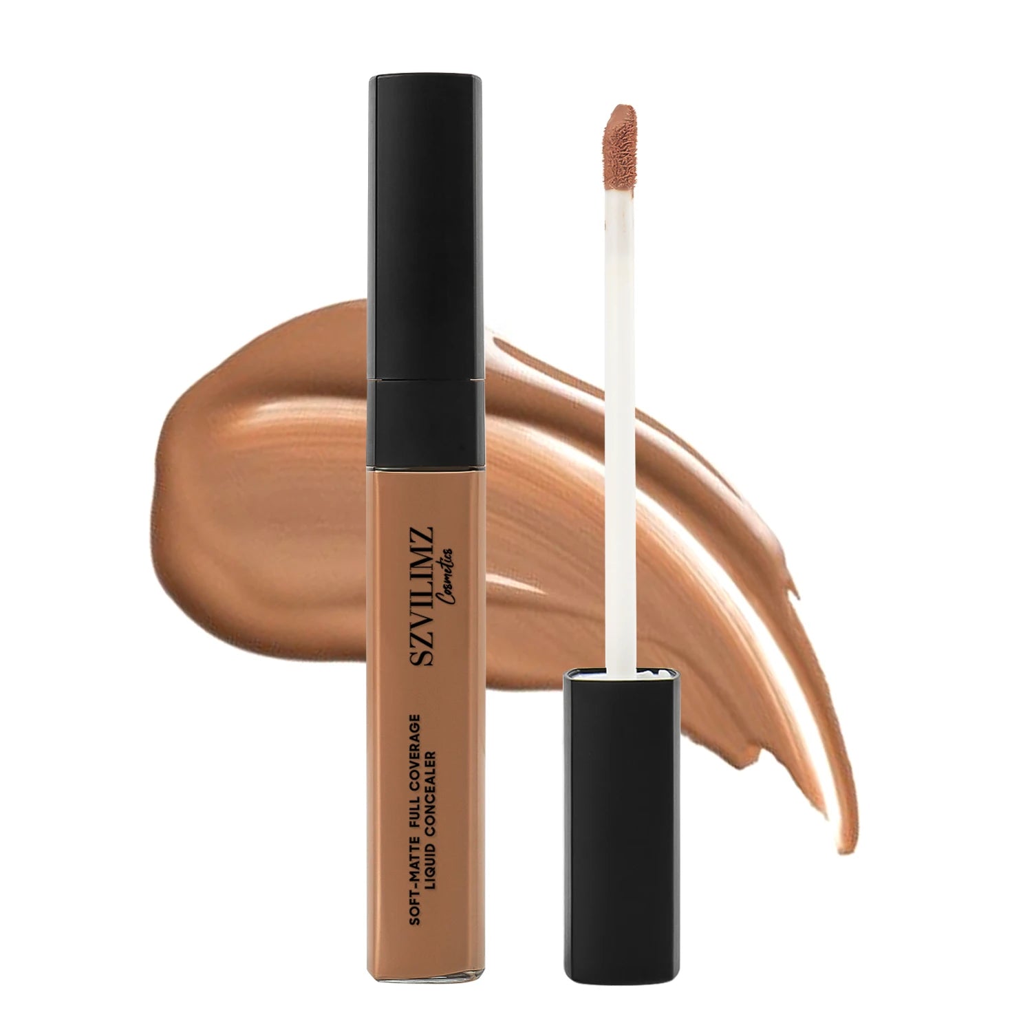 Custom Logo Makeup Natural Waterproof 6 Colors Full Coverage Liquid Concealer Foundation Cream Private Label Concealer