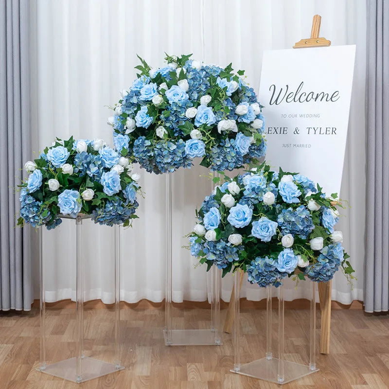 H-288 Flower Ball Wedding Centerpieces Artificial Flower Balls Artificial White Rose Flowers Ball