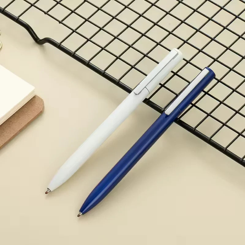 Office Stationery Slim Ballpoint Pen Rose Gold Metal Ball Pen Luxury Matte Twist Thin Ball Point Pen with Custom Logo for Gif