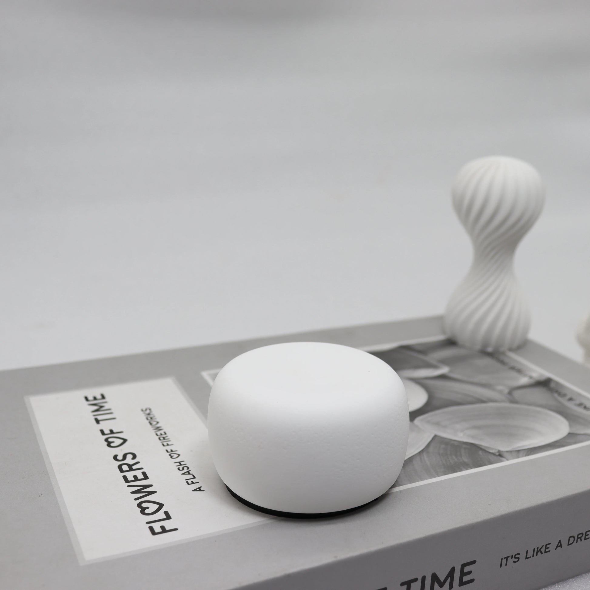 Simplicity White Solid Scented Gypsum Stone Eco-Friendly Aromatherapy Indoor Ornament Essential Oil Diffuser for Home & Car