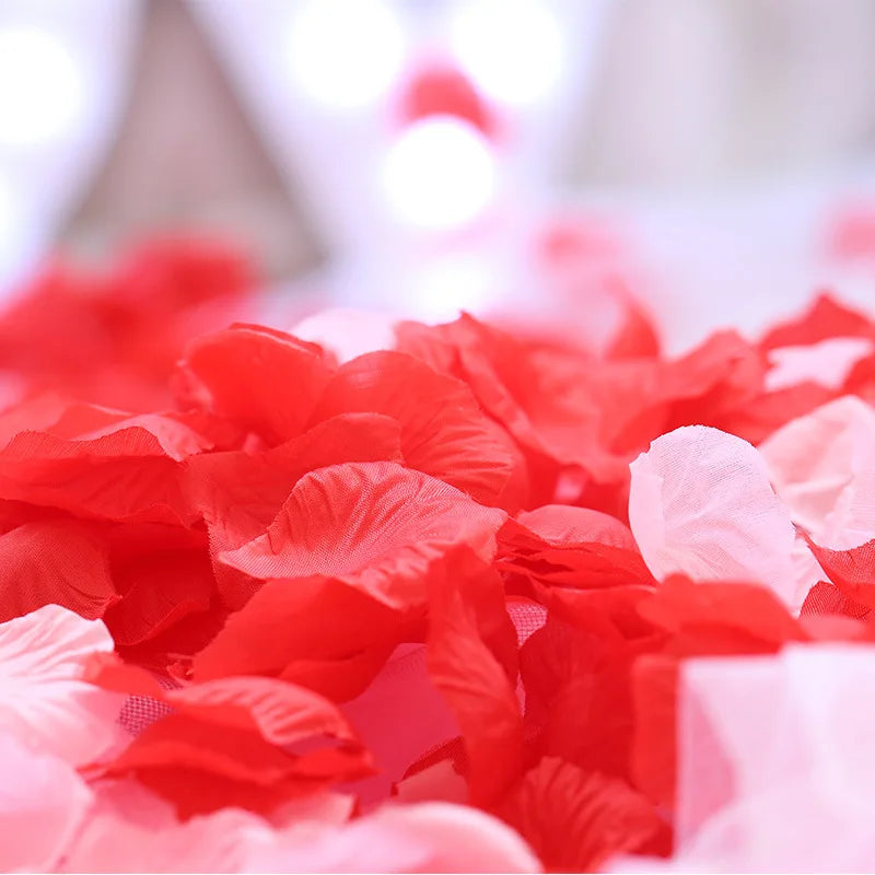Romantic 4.5cm 100pcs Valentine Day Decorations Flowers Artificial Rose Petals Valentines Day Gifts Decoration Silk Rose Peta