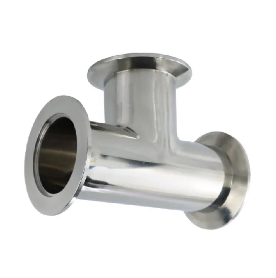 KF ISO CF Vacuum Stainless Steel Reducing Equal Tee