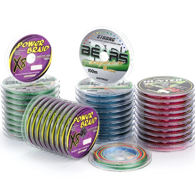 Fishing Line Outdoor Lure Braided 8 Strands Braided 200 Meters Fishing Line Fly Fishing Line