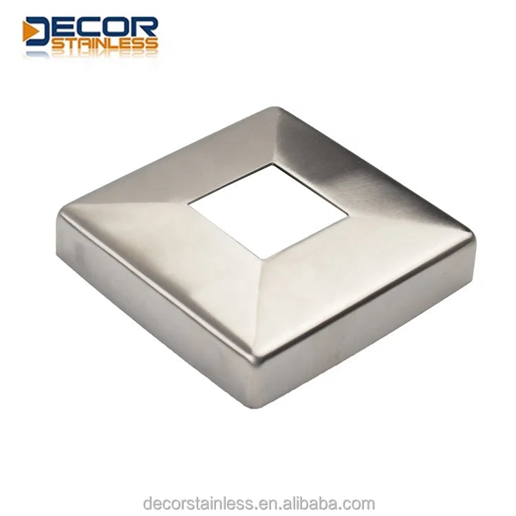 Good Welding Performance Hardware Products First Class Quality Stainless Steel square Post Base Plate with Cover