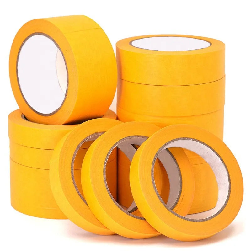 Easy Remove Outdoor Fine Line Masking Paper Painters Tape Anti UV 14 Days Heat Resistance Decoration Covering