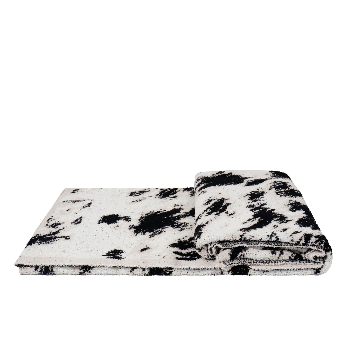 Tiff Home Custom Organic 130*200cm Throw Blankets 100% Polyester Black and White Pattern Wholesale for Home Decor