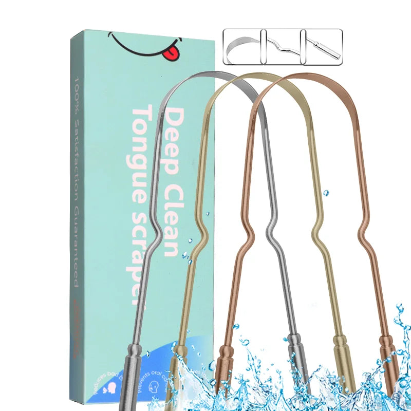 Professional Surgical Grade Tongue Cleaners 100% 304 Professional Surgical Grade Stainless Steel Tongue Cleaners 304 Tongue S