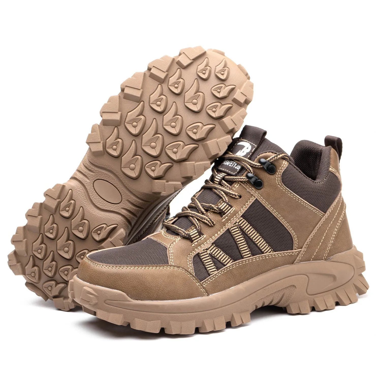 Hot Sell Water Resistant Work Non Slip Safety Shoes Steel Toe Construction Work Shoes Lightweight