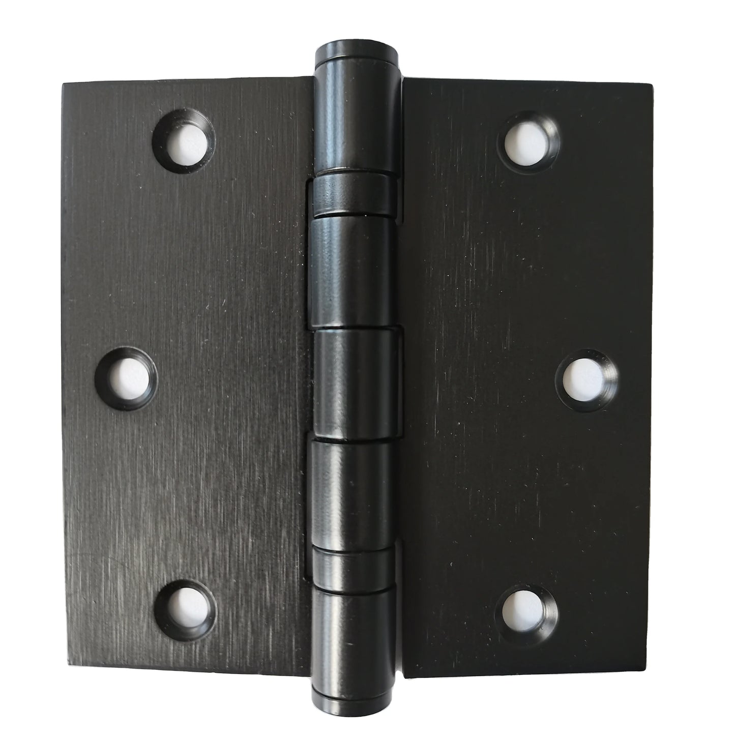 4'' 3'' 3.5''  Radius Black Satin Stainless Steel Ball Bearing American Style Door Hinge