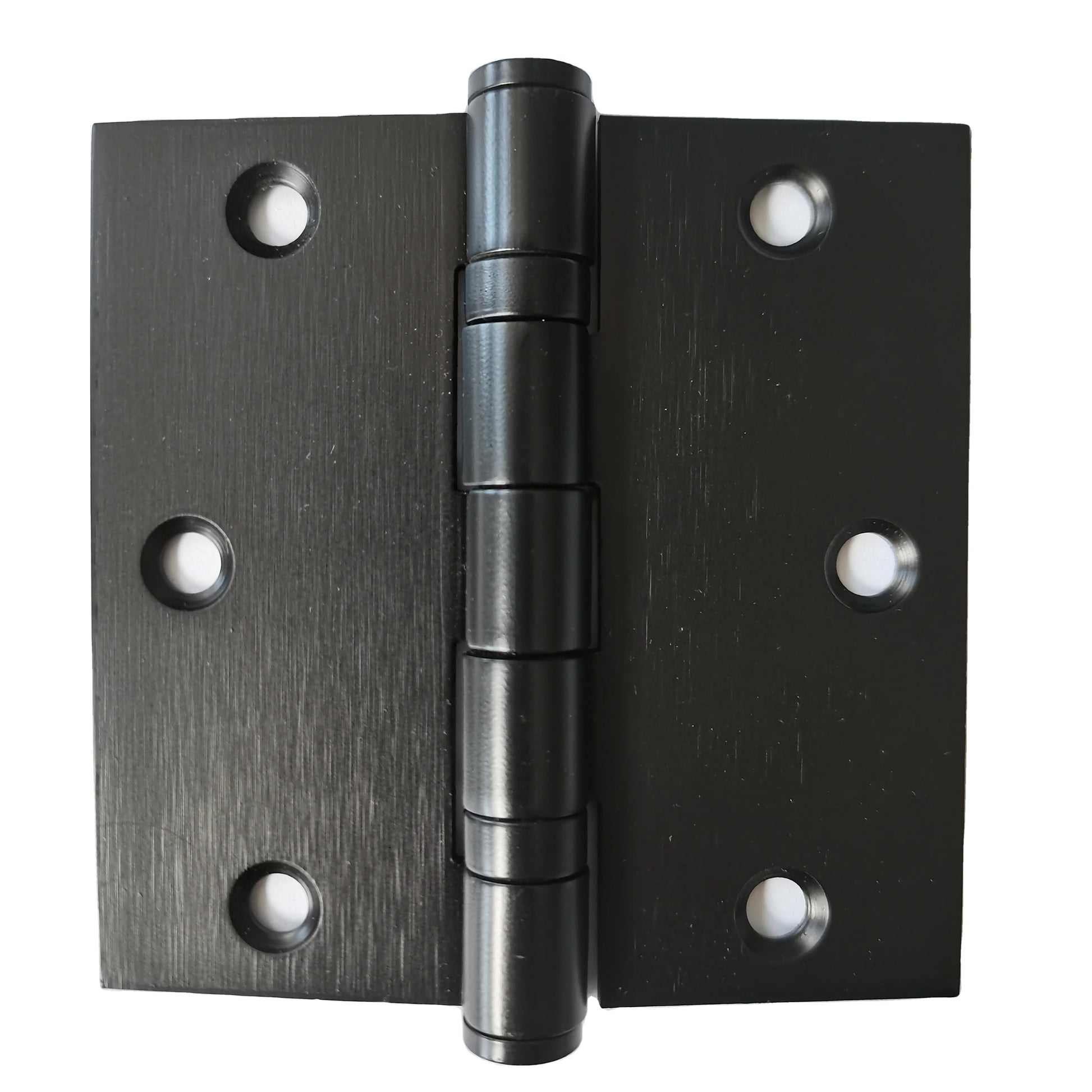 4'' 3'' 3.5''  Radius Black Satin Stainless Steel Ball Bearing American Style Door Hinge