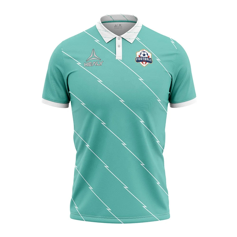 Original Design Custom Brand Polyester Digital Print Fitted Mens Polo Tshirts With logo Custom logo Printed