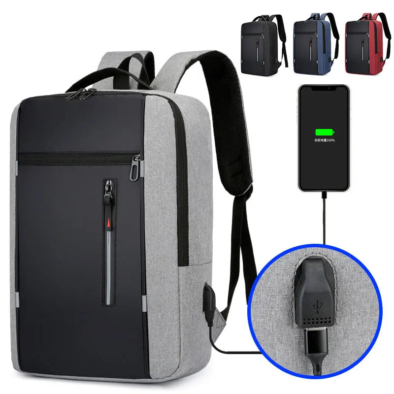 New Design Retreat Smart College Waterproof Travel Business Conference Usb Smellproof Bagpack Laptop Back Bag Pack Backpack