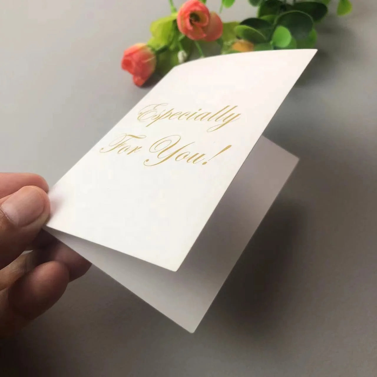 High Quality Custom Folded Thank You Greeting Cards Thank You Card for Small Business