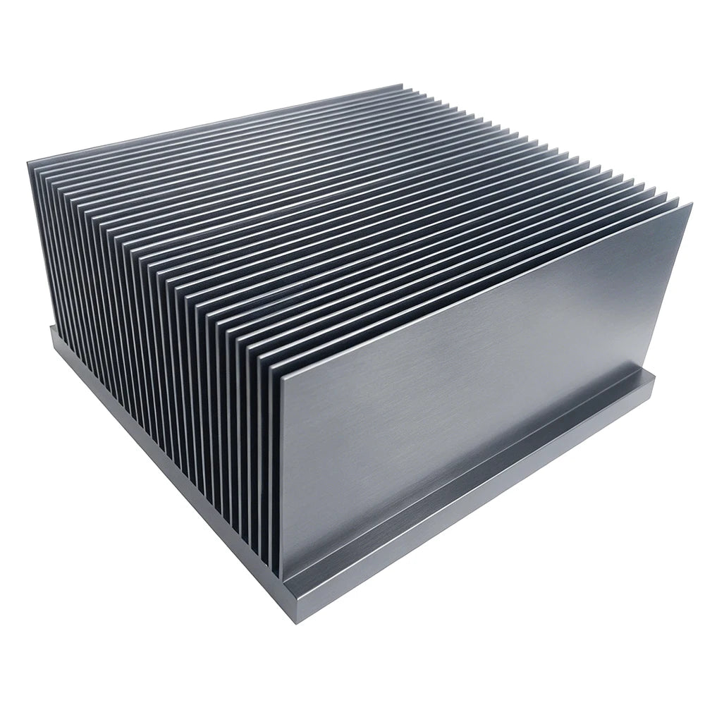 High Power Aluminium LED Heat Sink 142(W)*71.5(H)*150(L)mm Deep Cooling Fin Heatsink