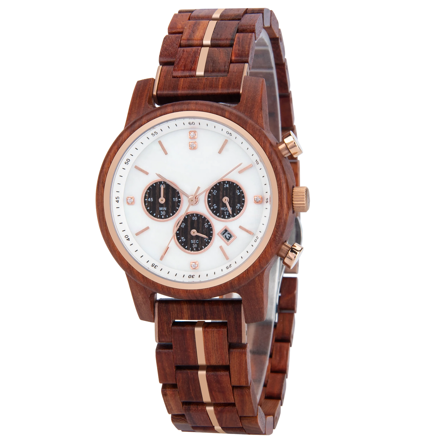 High Grade Luxury Square Wooden Waterproof Watch 18mm Sport Antique Business Pointer Quartz Movement 3BAR Water Resistant for