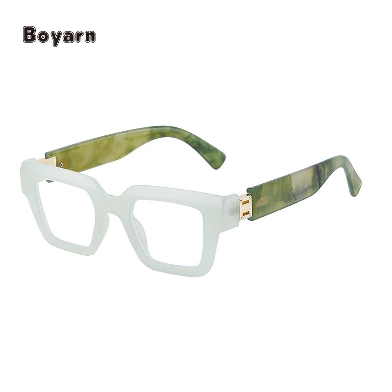 Boyarn Wholesale Fashion New Trendy Retro Women Small Frame Eyeglasses Square Optical Frame for Men Women