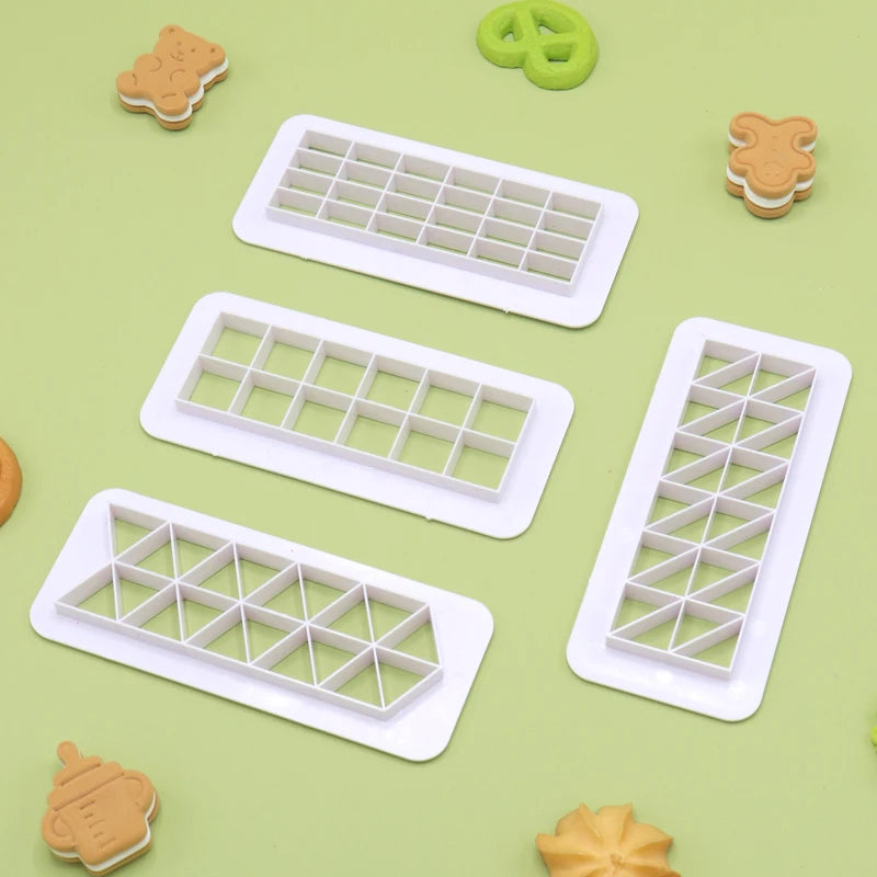 2024 New Cutting Die for Cookie Making Best Helper for Cookie Geometric Cutting Mold Different Christmas Cookie Cutter