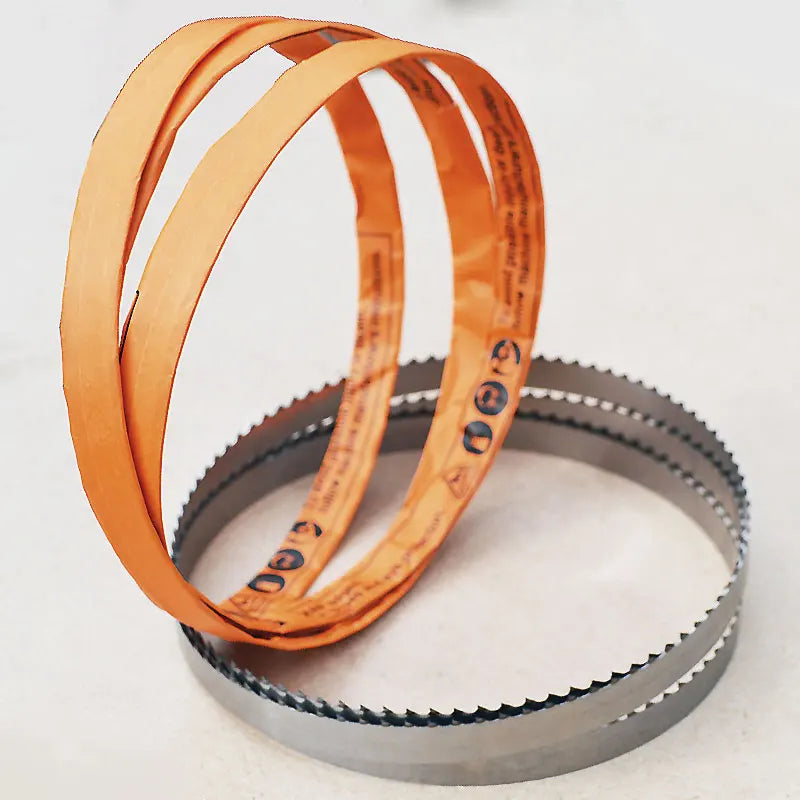 124 X 5/8_16 X 0.56 3TPI 3150 mm Meat and Bone Cutting Butcher Band Saw Blade for Machine Fast Cutting Meat Bone Band Saw Bla