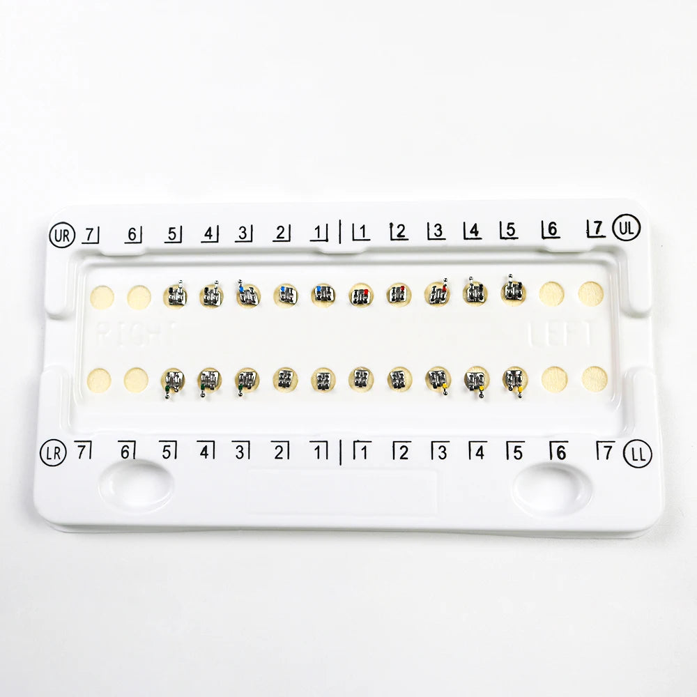 Monoblock Mini Roth .022 345 Hook Metal Dental Orthodontic Brackets