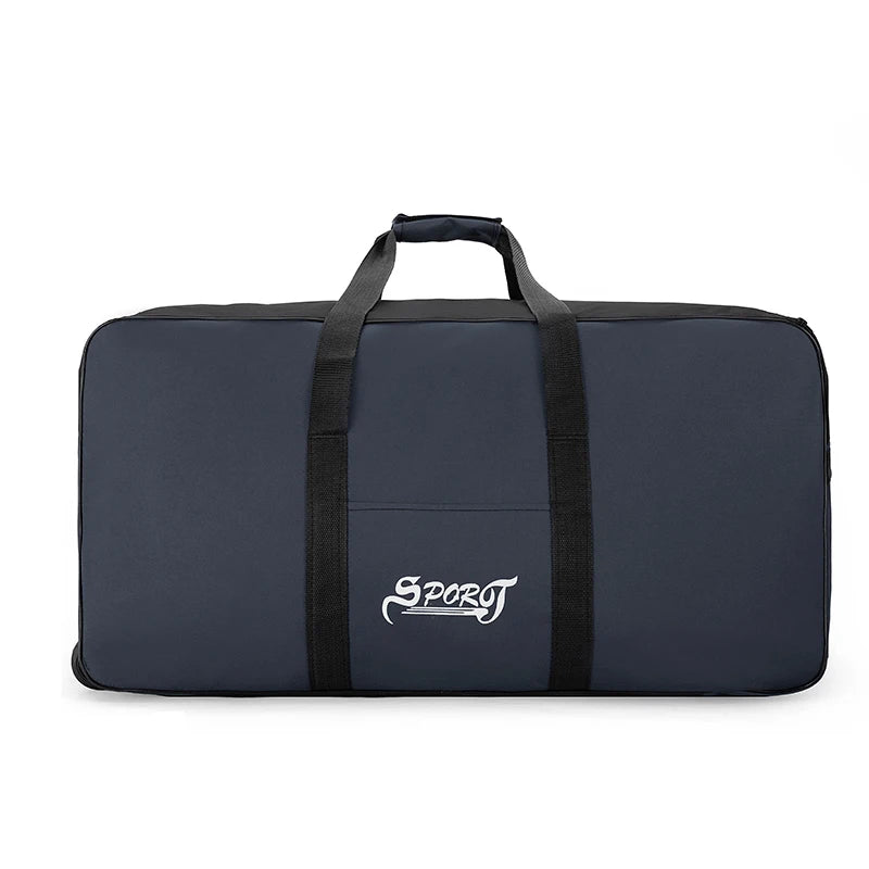 Oversized Fashion Nylon Luggage Bag Large-capacity Clothing Storage Study Abroad Moving Zipper Multifunctional Foldable Stora