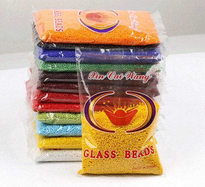 Factory Sell Diy Beading Material Glass Seed Beads 2mm3mm4mm Opaque Color Series 450g Pack Seed Beads for Diy Jewelry