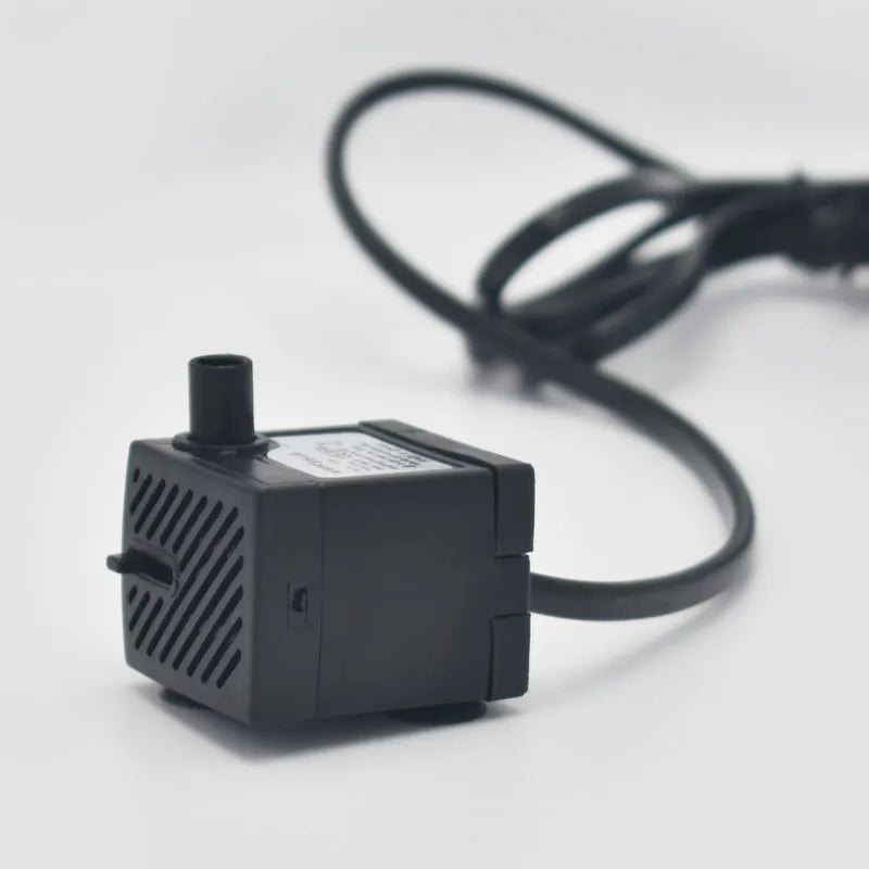 2.5W Factory Direct Sale High Efficiency Eco-Friendly Plastic Hydroponics Fountain Pond Aquarium Fish Tank Pump Small Capacit