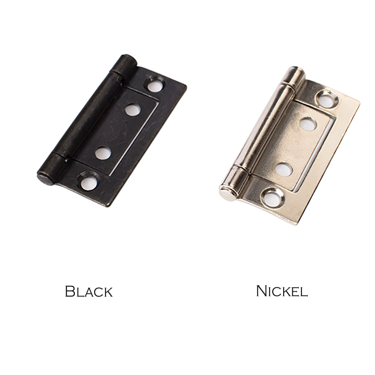 Kitchen Cabinet Inset Door Flush Small Black Iron Hinge 2 Inch 135 Degree Open Furniture Door Steel Metal No Mortise Butt Hin