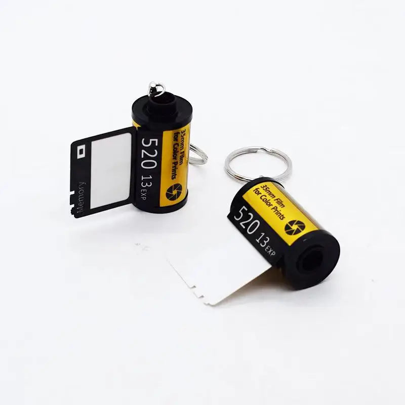 Sublimation Film Roll Keychain Personalized Photo Keychain Camera Memory Keychain