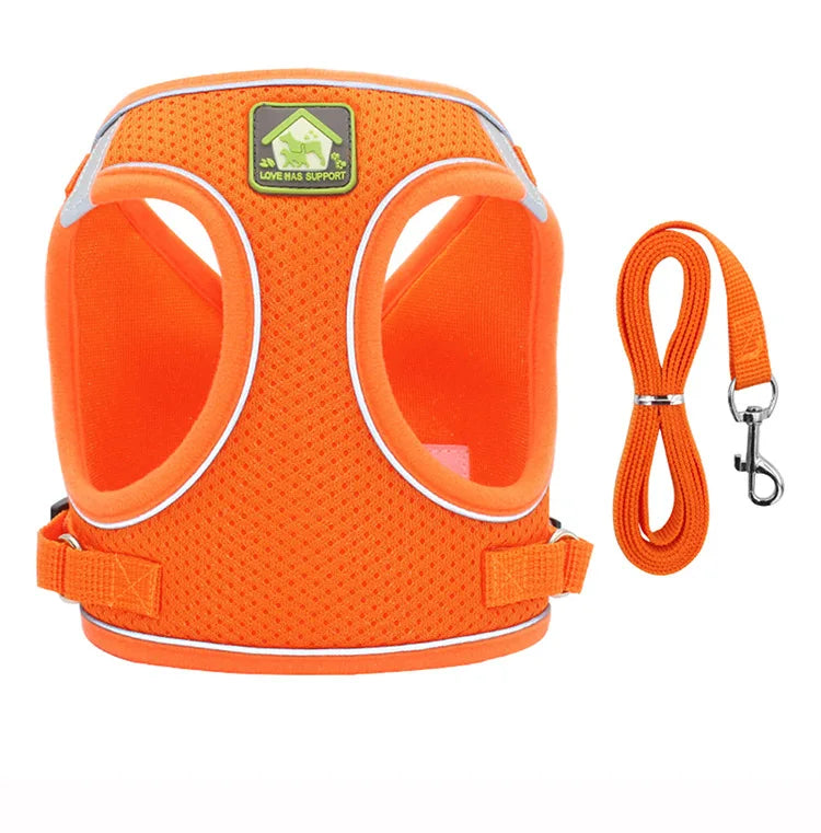 New Arrival Air Dog Harness All Weather Nylon Mesh Step-in Vest Harness for Small Medium Large Dogs Cats Best Pet Supplies